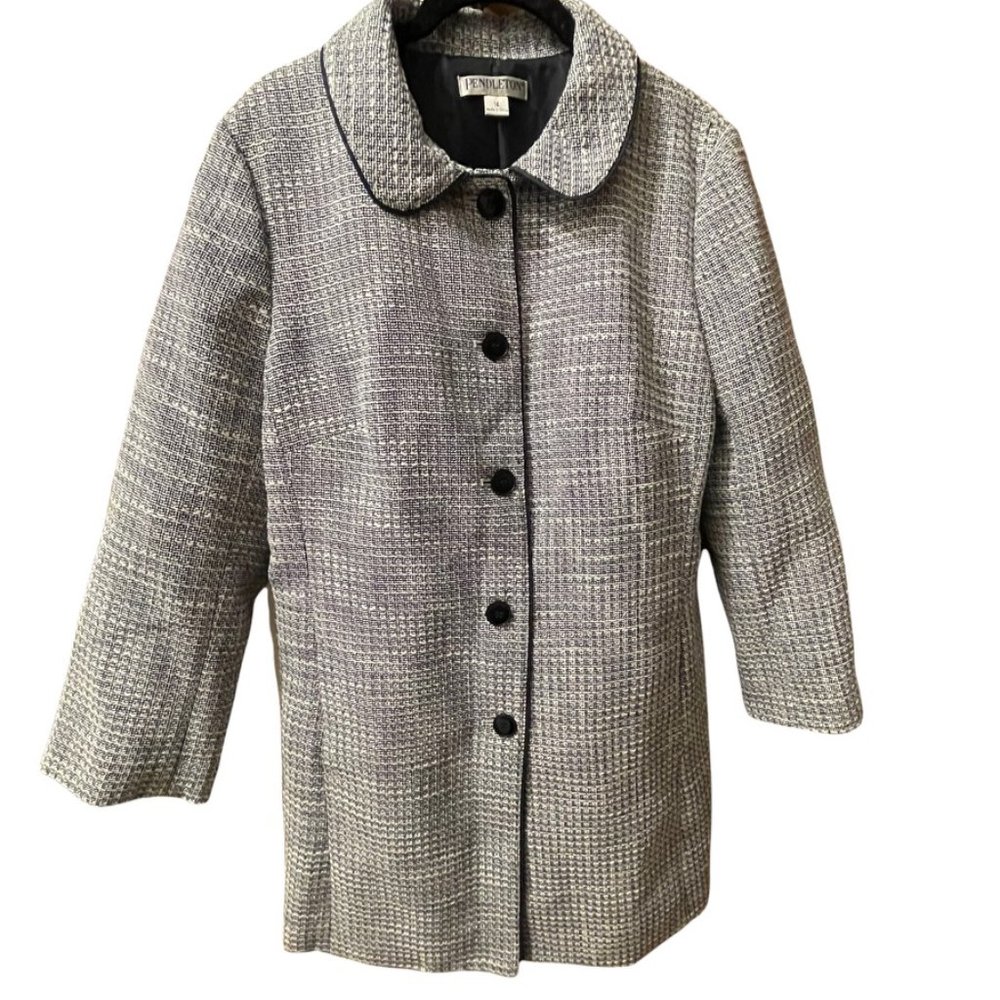 new! Pendleton Petite Women's Tweed Blazer 14P